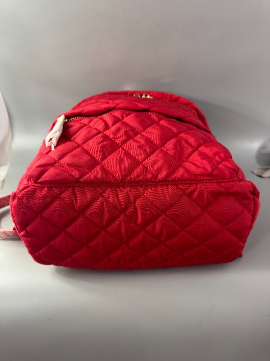 NWT SOL & SELENE Red Quilted Backpack main image 2